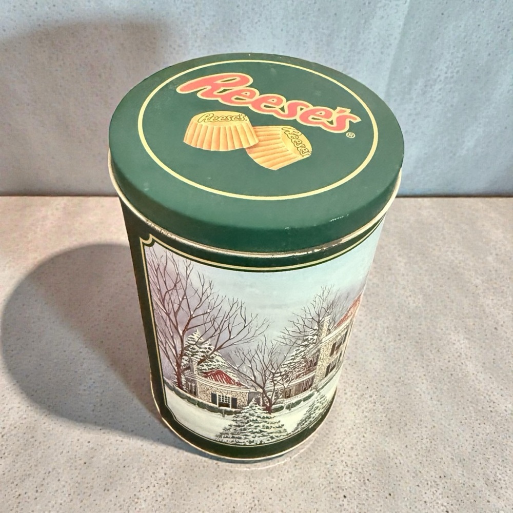 1994 Reese's Hershey's Hometown Series Canister #12 High Point Mansion Vtg